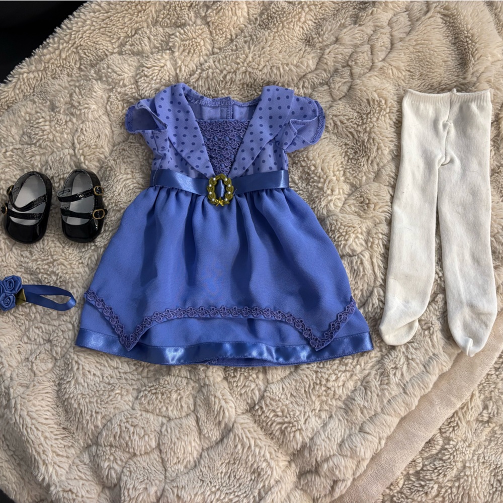 American Girl Doll Rebecca hanukah dress